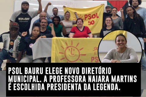 PSOL Bauru elege novo Diretório Municipal.